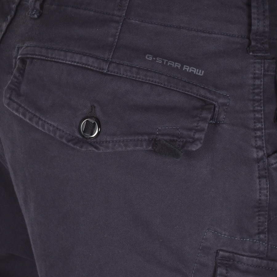 Alternative Image for ProductG Star Raw Roxic Straight Cargo Trousers Navy3
